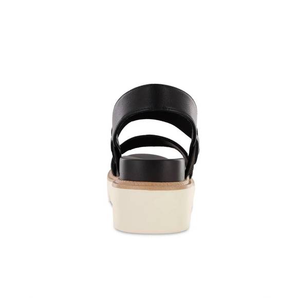 NEW MIA SHOES women\'s jene wedge sandals in black
